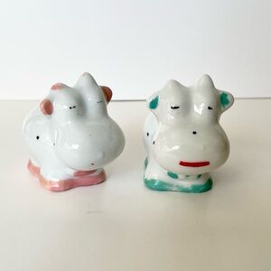 3/$20 Vintage Cow Salt and Pepper Shakers